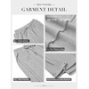 image:imageATHMILE Womens Baggy Wide Leg Pants Y2k Teen Girl Drawstring Track Pants Lounge Sweatpants Women 2026Grey