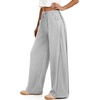 image:imageATHMILE Womens Baggy Wide Leg Pants Y2k Teen Girl Drawstring Track Pants Lounge Sweatpants Women 2026Grey