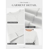 image:imageATHMILE Womens Casual Crew Neck Sweatshirt Loose Soft Long Sleeve Shirts Oversized Pullover Tops Fall OutfitsWhite