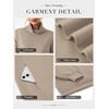 image:imageATHMILE Womens Fleece Sweatshirts with Pockets Oversized Mock Neck Sweatshirt Turtleneck Pullover Fall Fashion Outfits 2026Coffeegrey