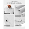 image:imageATHMILE Womens Fleece Sweatshirts with Pockets Oversized Mock Neck Sweatshirt Turtleneck Pullover Fall Fashion Outfits 2026Gray
