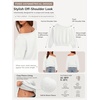 image:imageATHMILE Womens Off the Shoulder Sweatshirt Fleece Long Sleeve Crop Top  Oversized Fall OutfitsTrendy Streetwear PulloverCozy Fleece Sexy Y2K HoodiesTeen Girl FashionWhite