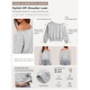 image:imageATHMILE Womens Off the Shoulder Sweatshirt Long Sleeve Crop Top  Casual Fall OutfitsTrendy Streetwear Pullover Comfy Sexy Y2K HoodiesCute Teen Girl FashionGray