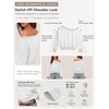 image:imageATHMILE Womens Off the Shoulder Sweatshirt Long Sleeve Crop Top  Casual Fall OutfitsTrendy Streetwear Pullover Comfy Sexy Y2K HoodiesCute Teen Girl FashionWhite
