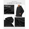 image:imageATHMILE Womens Oversized Hoodies Fleece Sweatshirts with Pocket  Drop Shoulder Fall ClothesTrendy Streetwear PulloverComfort Workout Winter OutfitsBlack