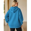 image:imageATHMILE Womens Oversized Hoodies Fleece Sweatshirts with Pocket  Drop Shoulder Fall ClothesTrendy Streetwear PulloverComfort Workout Winter OutfitsBlue