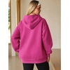 image:imageATHMILE Womens Oversized Hoodies Fleece Sweatshirts with Pocket  Drop Shoulder Fall ClothesTrendy Streetwear PulloverComfort Workout Winter OutfitsHot Pink