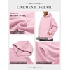 image:imageATHMILE Womens Oversized Hoodies Fleece Sweatshirts with Pocket  Drop Shoulder Fall ClothesTrendy Streetwear PulloverComfort Workout Winter OutfitsLight Pink