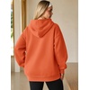 image:imageATHMILE Womens Oversized Hoodies Fleece Sweatshirts with Pocket  Drop Shoulder Fall ClothesTrendy Streetwear PulloverComfort Workout Winter OutfitsOrange