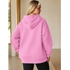 image:imageATHMILE Womens Oversized Hoodies Fleece Sweatshirts with Pocket  Drop Shoulder Fall ClothesTrendy Streetwear PulloverComfort Workout Winter OutfitsPink