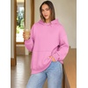 image:imageATHMILE Womens Oversized Hoodies Fleece Sweatshirts with Pocket  Drop Shoulder Fall ClothesTrendy Streetwear PulloverComfort Workout Winter OutfitsPink