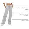 image:imageATHMILE Womens Sweatpants Fleece Wide Leg Lined Baggy Lounge Sweat Pants  Cotton Straight Leg High Waisted Comfort Casual Warm Fall Winter Workout GymGrey