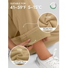 image:imageATHMILE Womens Sweatpants Fleece Wide Leg Lined Baggy Lounge Sweat Pants  Cotton Straight Leg High Waisted Comfort Casual Warm Fall Winter Workout GymAlight Brown