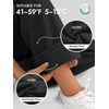image:imageATHMILE Womens Sweatpants Fleece Wide Leg Lined Baggy Lounge Sweat Pants  Cotton Straight Leg High Waisted Comfort Casual Warm Fall Winter Workout GymBlack