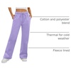 image:imageATHMILE Womens Sweatpants Fleece Wide Leg Lined Baggy Lounge Sweat Pants  Cotton Straight Leg High Waisted Comfort Casual Warm Fall Winter Workout GymAlight Purple