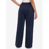 image:imageATHMILE Womens Sweatpants Fleece Wide Leg Lined Baggy Lounge Sweat Pants  Cotton Straight Leg High Waisted Comfort Casual Warm Fall Winter Workout GymBnavy
