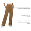 image:imageATHMILE Womens Sweatpants Fleece Wide Leg Lined Baggy Lounge Sweat Pants  Cotton Straight Leg High Waisted Comfort Casual Warm Fall Winter Workout GymAcoffee Grey