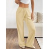 image:imageATHMILE Womens Sweatpants Wide Leg Barrel Pants Baggy Joggers Low Waist Fall Fashion Winter Clothing Pockets 2026Apricot
