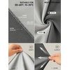 image:imageATHMILE Womens Sweatpants Wide Leg Barrel Pants Baggy Joggers Low Waist Fall Fashion Winter Clothing Pockets 2026Dark Grey