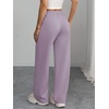 image:imageATHMILE Womens Sweatpants Wide Leg Barrel Pants Baggy Joggers Low Waist Fall Fashion Winter Clothing Pockets 2026Purple