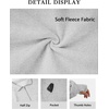 image:imageATHMILE Womens Sweatshirts Half Zip Cropped Pullover Fleece Quarter Zipper Hoodies 2026 Fall Fashion Outfits ClothesGrey