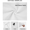 image:imageATHMILE Womens Sweatshirts Half Zip Cropped Pullover Fleece Quarter Zipper Hoodies 2026 Fall Fashion Outfits ClothesWhite