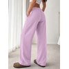 image:imageATHMILE Womens Wide Leg Sweatpants Low Rise Baggy Pants Fall Fashion Lounge Lightweight Sweat Pants with PocketsPurple