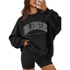 image:imageATHMILE Oversized Sweatshirt for Women Crewneck Fleece Long Sleeve Pullover Hoodies Tops Fall Fashion Outfits ClothesLablack