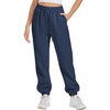 image:imageATHMILE Sweatpants Women Fall Fashion Baggy High Waisted Sweat Pants Winter Fleece Lined Lounge Joggers with Pockets 2026Navy