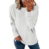 image:imageATHMILE Womens Casual Crew Neck Sweatshirt Loose Soft Long Sleeve Shirts Oversized Pullover Tops Fall OutfitsWhite