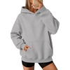 image:imageATHMILE Womens Oversized Hoodies Fleece Sweatshirts with Pocket  Drop Shoulder Fall ClothesTrendy Streetwear PulloverComfort Workout Winter OutfitsLight Grey