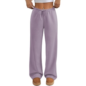 image:imageATHMILE Womens Sweatpants Wide Leg Barrel Pants Baggy Joggers Low Waist Fall Fashion Winter Clothing Pockets 2026Purple